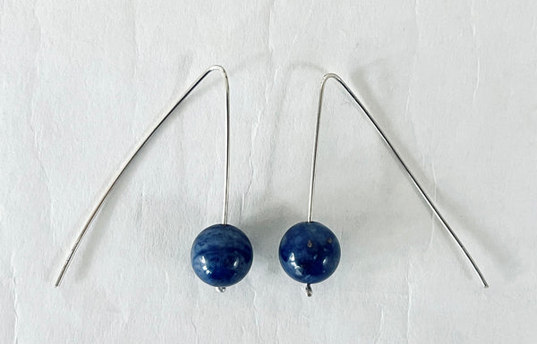 Sodalite Bead Earrings