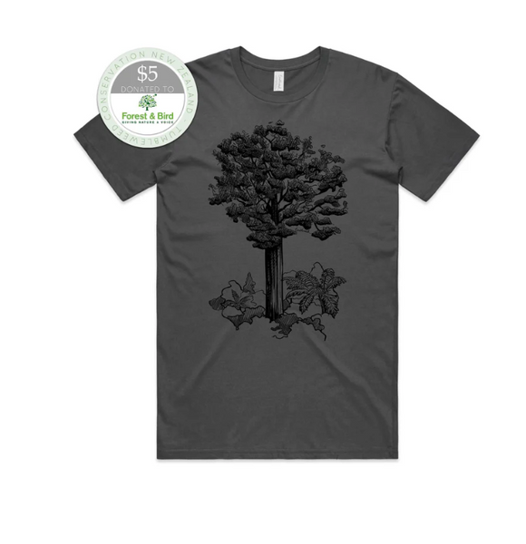 Kauri T-Shirt - Mens (Charcoal)