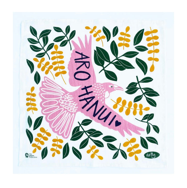 Hank - 4. Arohanui by Natty - Organic Cotton Handkerchief