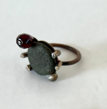 Red Tear Ring