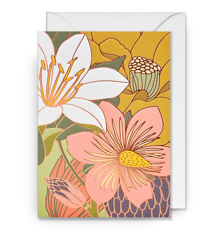 Bloom Floral Greeting Card - Hanna Werning