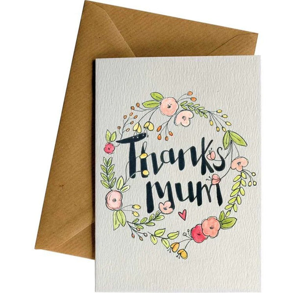 Thanks Mum Greeting Card