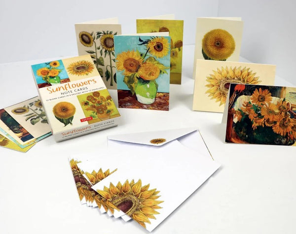 Sunflowers Note Cards box set