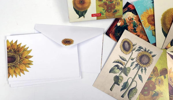 Sunflowers Note Cards box set