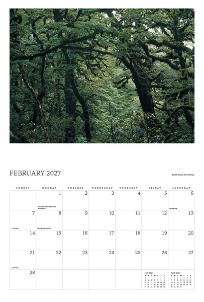 2027 Craig Potton Calendar - Iconic New Zealand Photographs