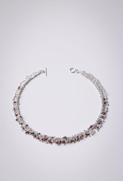 Tutu Garnet & Sterling Silver Necklace