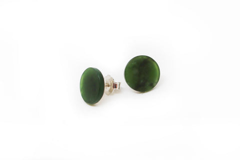 Pounamu Earrings with butterfly clasps
