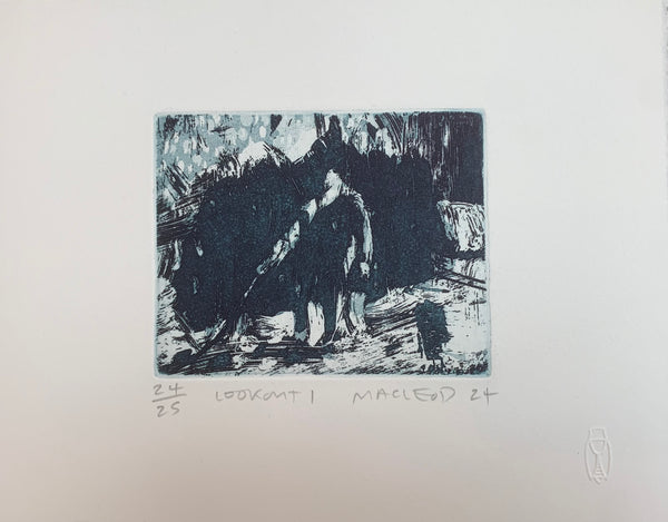 Look Out Book with Limited Edition Euan Macleod Etching - Lookout 1 (2024)