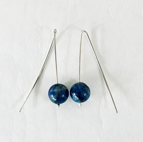 Sodalite Bead Earrings