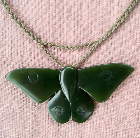 New Zealand Owl Moth Pendant