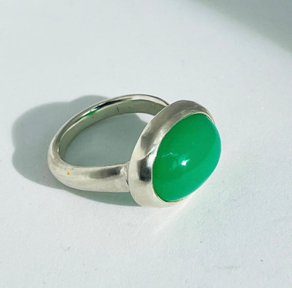 Chrysoprase Ring