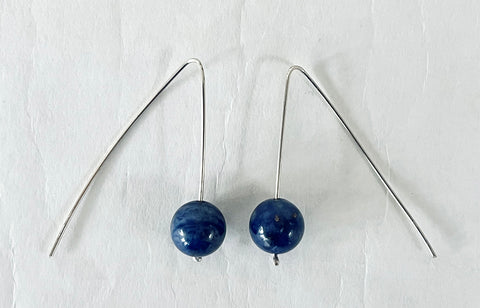 Sodalite Bead Earrings