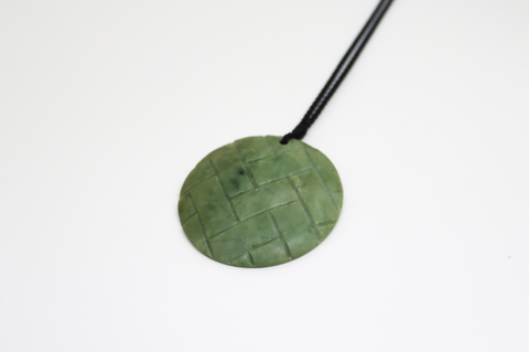 Harakeke Disk Pendant