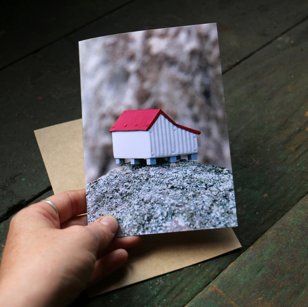 Ivory Lake Hut Card