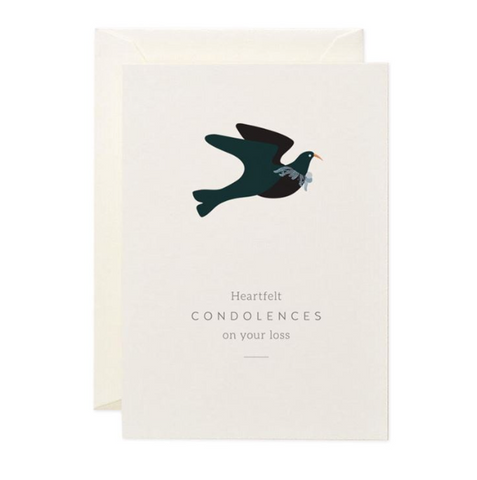 Heartfelt Condolences on Your Loss Sympathy Card