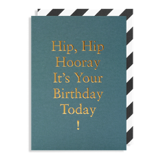 Hip Hip Hooray Birthday Card