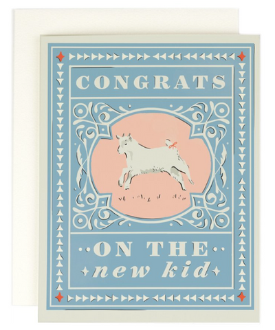 Congrats on the New Kid Greeting Card
