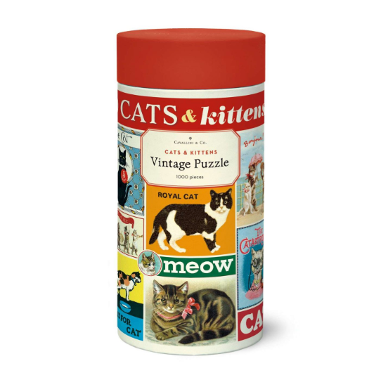 Cats & Kittens 1000 Pce Vintage Puzzle