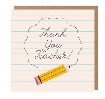 Thank You Teacher! Card