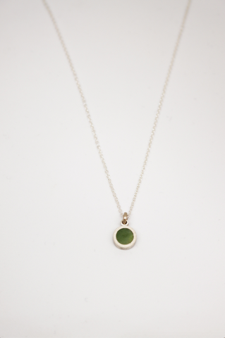 Caim Pendant - Pounamu & Stirling Silver