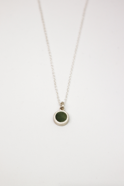 Caim Pendant - Pounamu & Stirling Silver