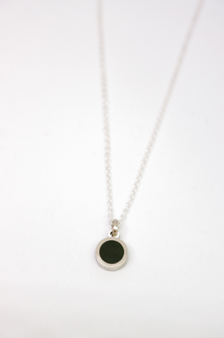 Caim Pendant - Pounamu & Stirling Silver