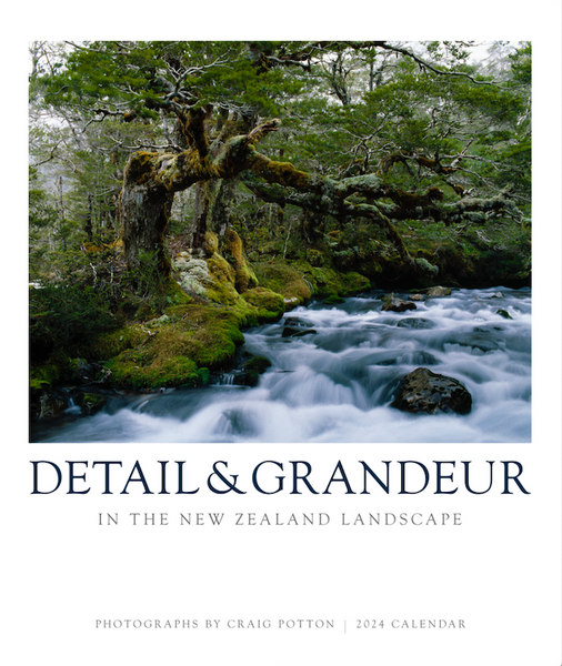 Detail & Grandeur in the New Zealand Landscape 2024 Calendar