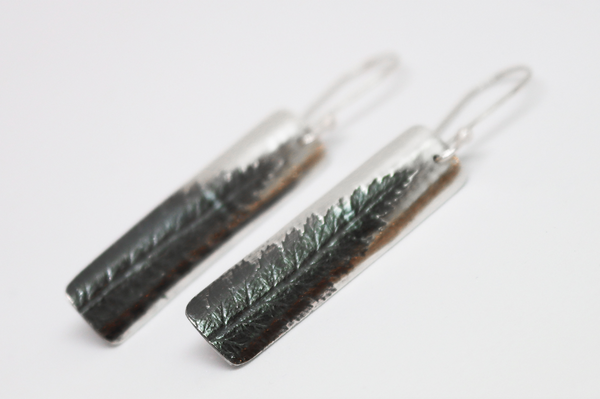 Fern Print Earrings