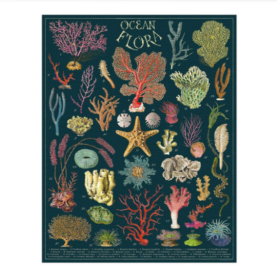 Ocean Flora - 1000 Pce Vintage Puzzle