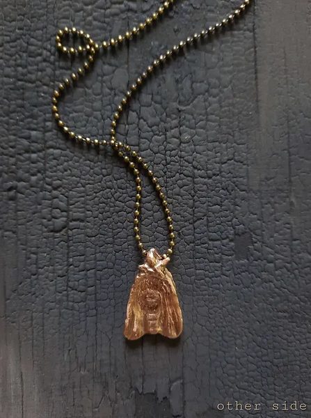 Moth Charm Necklace