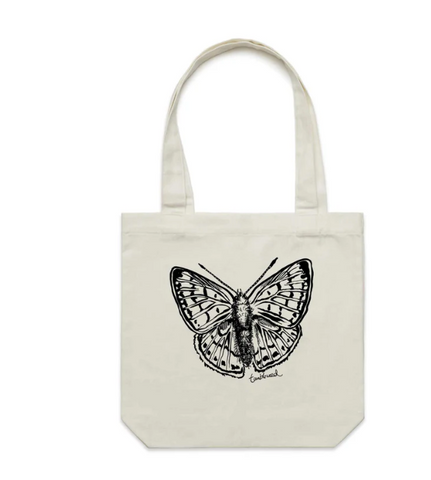 Pepe Para Riki / Copper Butterfly Tote Bag