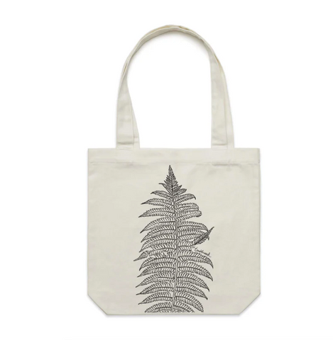 Silver Fern / Ponga Tote Bag