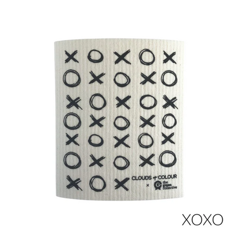 Swedish Dishcloth SPRUCE - XOXO by Clouds of Colour