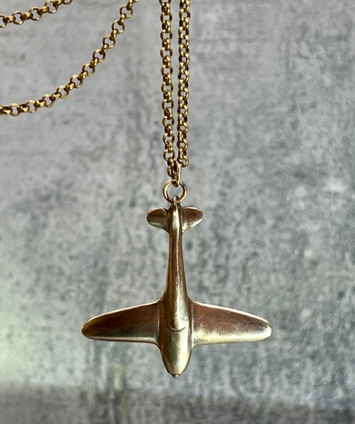 Bronze Spitfire Necklace
