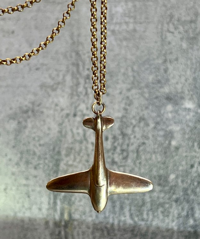 Bronze Spitfire Necklace
