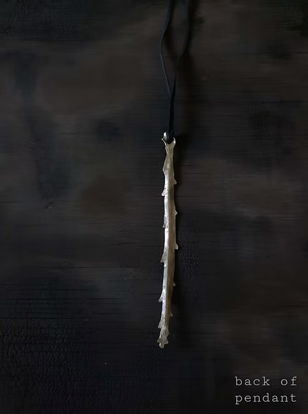 Horoeka - Lancewood Leaf pendant