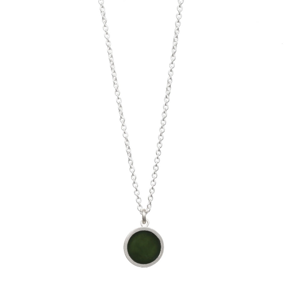 Caim Pendant - Pounamu & Stirling Silver