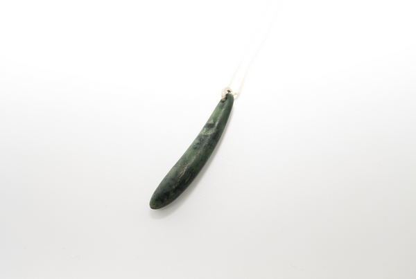 Freeform Pounamu Drop Pendant