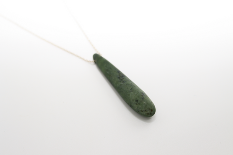 Freeform Pounamu Drop Pendant