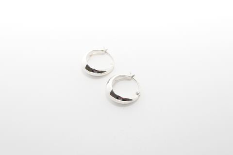 Small Sterling Silver Hoops