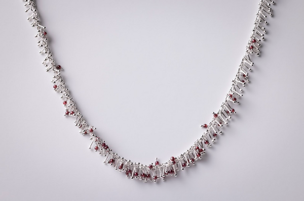 Tutu Garnet & Sterling Silver Necklace