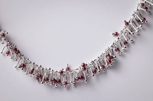 Tutu Garnet & Sterling Silver Necklace