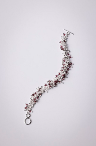 Tutu Garnet & Sterling Silver Necklace