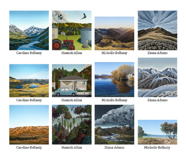 2026 The Landscape in Contemporary New Zealand Art Wall Calendar