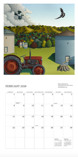 2026 The Landscape in Contemporary New Zealand Art Wall Calendar