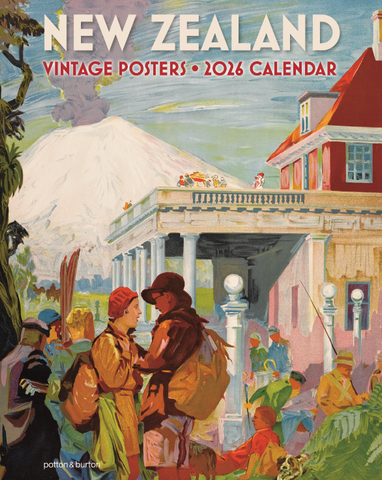 2026 New Zealand Vintage Posters Calendar - Large