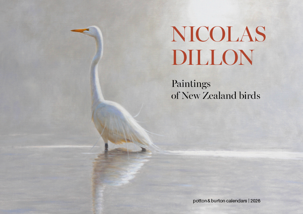 2026 Nicolas Dillon Paintings of New Zealand Birds Calendar