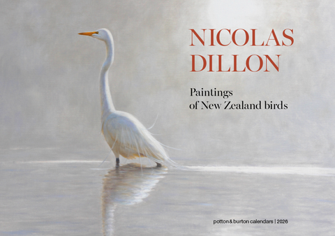 2026 Nicolas Dillon Paintings of New Zealand Birds Calendar