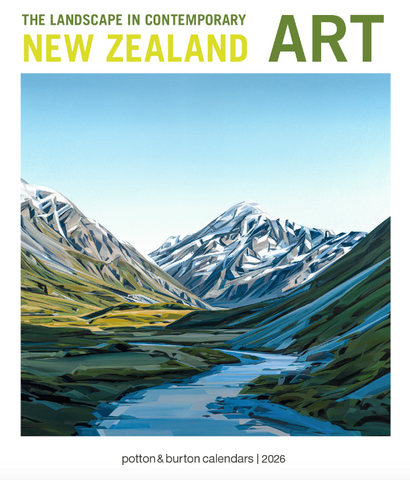 2026 The Landscape in Contemporary New Zealand Art Calendar - CD Desk Format
