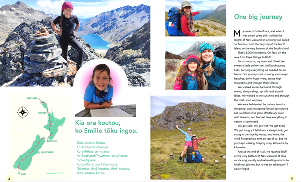 Emilie Walks Te Araroa: A 7 year old, a backpack and 3000 kilometres of mud, magic and adventure through New Zealand